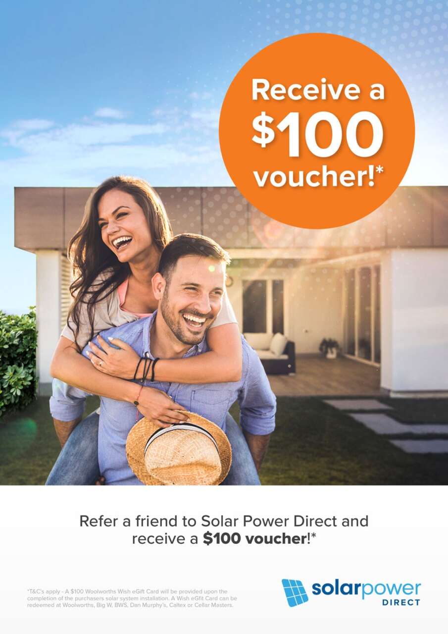 Refer a friend for $100 voucher
