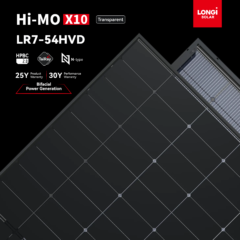 Longi 475W HiMo X10 (Dual Glass) - N-Type, Back Contact, Bifacial Solar Panel